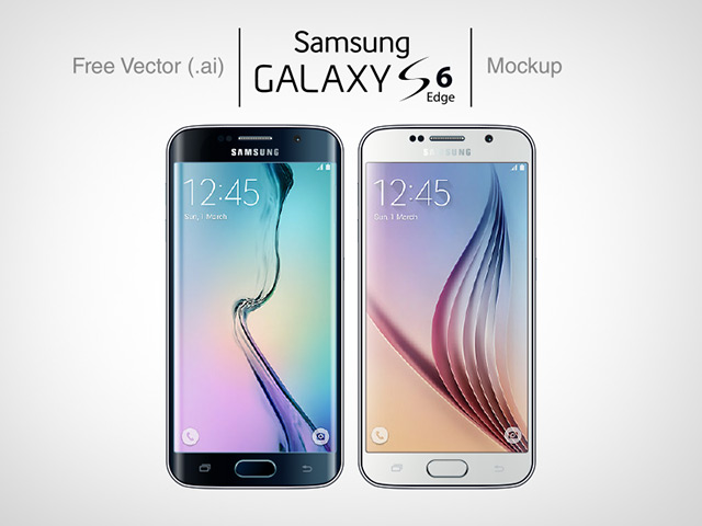 Samsung Galaxy S6 mockups